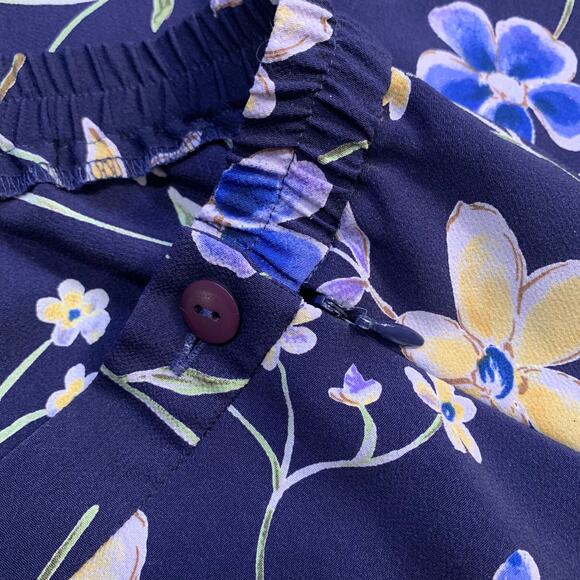 Vintage Requirements Woman Floral A-Line Plus Size Midi Skirt | Women's 2X - Picture 4 of 6